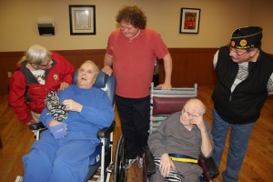 American Legion Visits Residents, Hometown Nursing and Rehabilitation Center, Hometown (16)