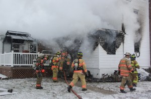 House Fire, 92 Ben Titus Road, Rush Township, 1-10-2014 (232)