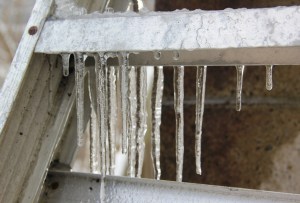 Icicles, Step Ladder, My House, Tamaqua, 1-18-2014 (7)