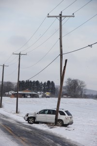 Jeep Sheers Pole, Fairview Street, Rush Township, 1-18-2014 (25)