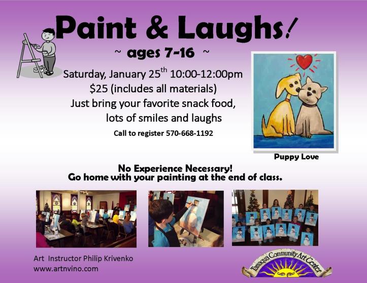 paint and laughs Jan 25