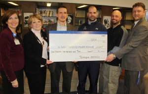 Pink Out Donation to St. Luke's Cancer Center, Tamaqua (2)