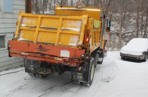 Plowing Snow, Municipal, Borough Workers, PennDOT, Tamaqua, 1-21-2014 (18)