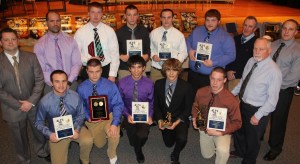 Tamaqua Raider Football Team Senior Recognition, Awards, Auditorium, Tamaqua, 1-30-2014 (3)