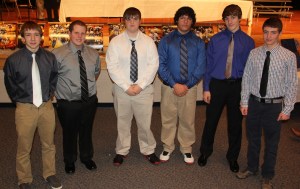 Tamaqua Raider Football Team Senior Recognition, Awards, Auditorium, Tamaqua, 1-30-2014 (5)