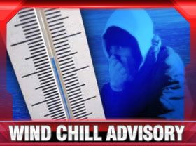 tamaqua wind chill advisory cold chilly winds warning