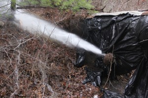 Water Main Leak, Break, Along US209, Towards Coaldale, Tamaqua, 1-12-2014 (7)