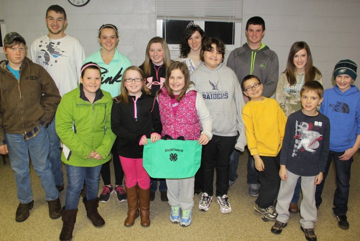 West Penn 4-H Club Meets, Municipal Building, West Penn Township, 1-26-2014 (11)