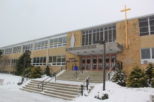 Winter View of Marian Catholic High School, Hometown, 1-27-2014 (7)