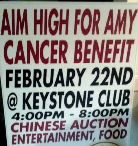 Aim High for Amy Cancer Benefit