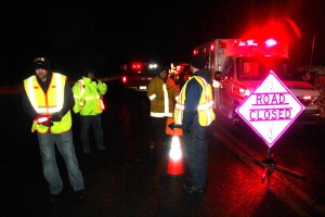 Fire Police Close Blue Mountain, SR309, SR895, Snyders, West Penn, 2-5-2014 (7)