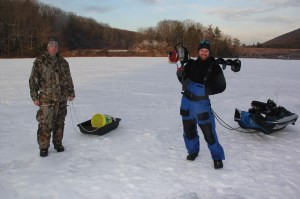 Fishing On the Ice Lake, State Park, Tuscarora, 2-1-2014 (112)