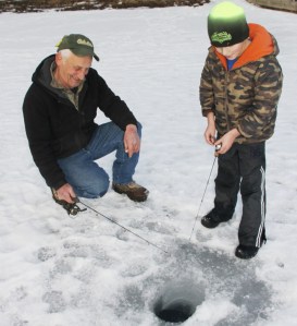 Fishing On the Ice Lake, State Park, Tuscarora, 2-1-2014 (127)