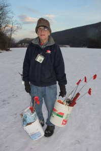 Fishing On the Ice Lake, State Park, Tuscarora, 2-1-2014 (129)