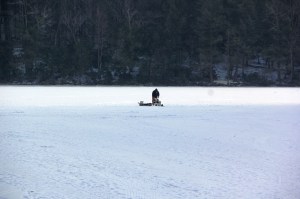 Fishing On the Ice Lake, State Park, Tuscarora, 2-1-2014 (5)