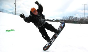 Having Fun in the Snow, Hill, High School, Tamaqua, 2-3-2014 (56)