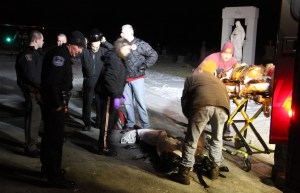 Man Lifeflighted After Being Shot in Hazleton, McAdoo, 2-2-2014 (3)