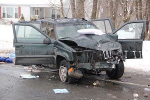 Motor Vehicle Accident, Penn Drive, West Penn Township, 2-18-2014 (1)