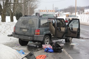 Motor Vehicle Accident, Penn Drive, West Penn Township, 2-18-2014 (15)
