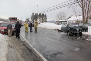 Motor Vehicle Accident, Penn Drive, West Penn Township, 2-18-2014 (3)