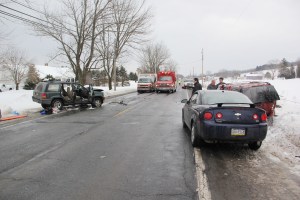 Motor Vehicle Accident, Penn Drive, West Penn Township, 2-18-2014 (9)
