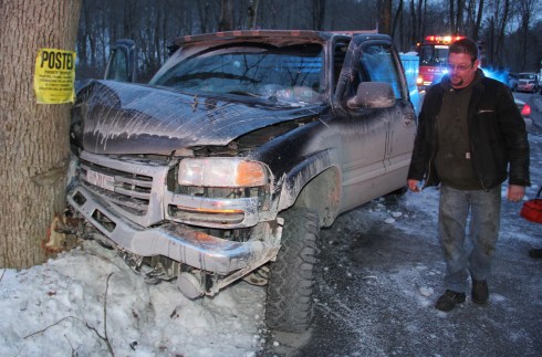 Motor Vehicle Accident, Wildcat Road, Walker Township, 2-12-2014 (2)