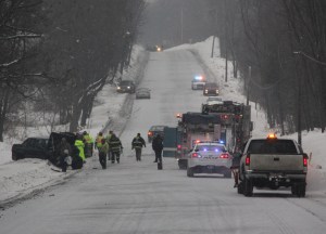 Multiple Vehicle Accident, Slick Roads, US209, Tamaqua, 2-19-2014 (55)