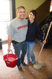 Shannon and Leona Rega pause for a quick photo.