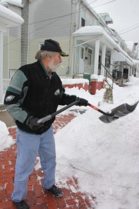 Removing, Plowing, Shoveling Snow, Tamaqua, 2-15-2014 (4)