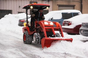 Removing, Plowing, Shoveling Snow, Tamaqua, 2-15-2014 (6)