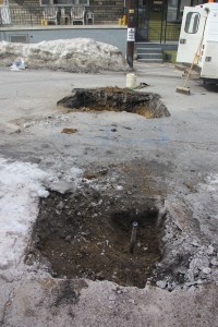 Service Line Repair, Hunter Street, Tamaqua, 2-25-2014 (3)