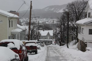 Snow Views of the Tamaqua Streets, Tamaqua, 2-13-2014 (1)