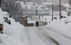 Snow Views of the Tamaqua Streets, Tamaqua, 2-13-2014 (2)