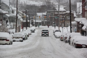 Snow Views of the Tamaqua Streets, Tamaqua, 2-13-2014 (22)