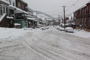 Snow Views of the Tamaqua Streets, Tamaqua, 2-13-2014 (23)
