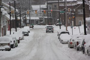 Snow Views of the Tamaqua Streets, Tamaqua, 2-13-2014 (24)