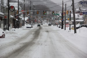 Snow Views of the Tamaqua Streets, Tamaqua, 2-13-2014 (28)