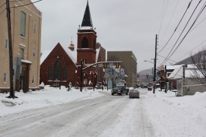 Snow Views of the Tamaqua Streets, Tamaqua, 2-13-2014 (32)