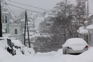 Snow Views of the Tamaqua Streets, Tamaqua, 2-13-2014 (5)
