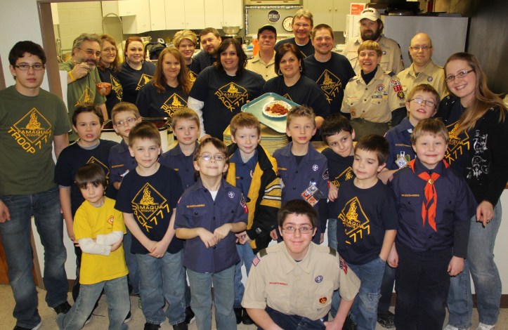 Spaghetti Dinner Fundraiser, Boy Scouts, St. John's UCC, Tamaqua, 2-22-2014 (20)