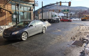 SR309 Reopens After Water Main Leak, Mauch Chunk St, Tamaqua, 2-6-2014 (34)