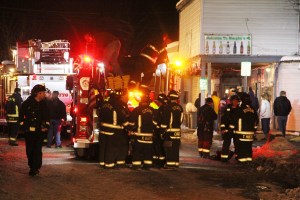 Structure Fire, 443 Pine St, Murphy's Beer Distributor, Tamaqua, 2-15-2014 (284)