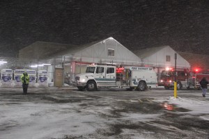 Structure Fire, WalMart, Hometown, 2-18-2014 (2)