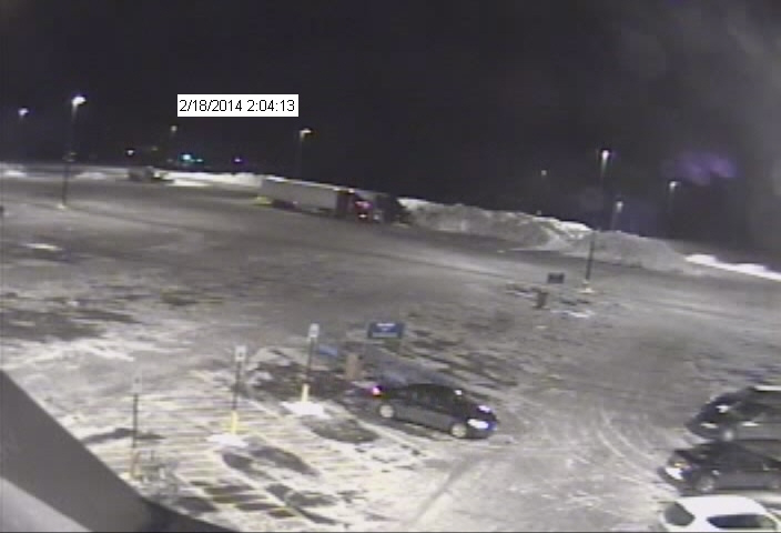 suspect vehicle entering