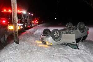 SUV Overturns near Lakeside Ballroom, SR54, Ryan Township, 2-28-2014 (12)