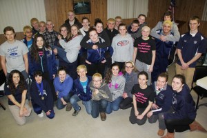 Tamaqua Girls Swim Team Championship Celebration, Tuscarora Fire Company, Tuscarora, 2-8-2014 (20)