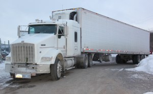 Tractor Trailer Crashes into Multiple Vehicles, SR309 South, Tamaqua, 2-26-2014 (202)