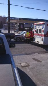 Tractor Trailers Crashes into Multiple Vehicles, from Justin Startzel, SR309 South, Tamaqua, 2-26-201