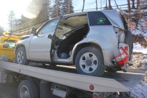 Tractor Trailers Crashes into Multiple Vehicles, SR309 South, Tamaqua, 2-26-2014 (18)