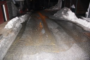 Water Main Leak, Bowe Street, Tamaqua, 2-22-2014 (5)